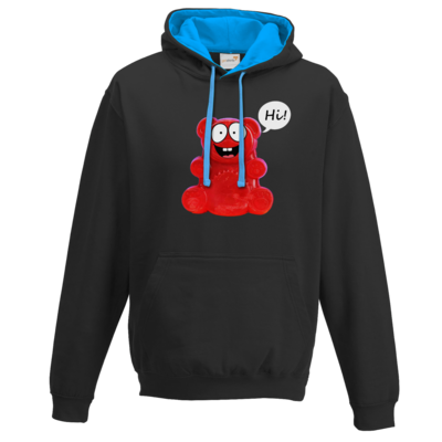 Motiv: Two-Tone Hoodie - Lucky - Motiv 1 - bestimme auf Wunsch Details wie Produkt, Grösse, Farbe und Position selbst ! Motiv: Two-Tone Hoodie - Lucky - Motiv 1