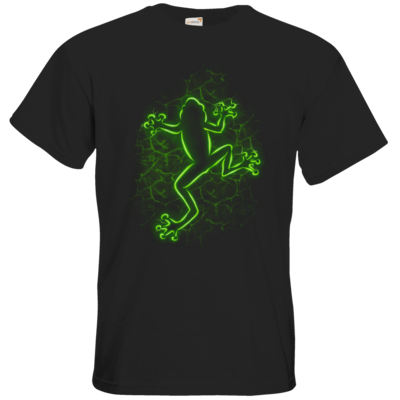 Motiv: T-Shirt Premium FAIR WEAR - Frog - bestimme auf Wunsch Details wie Produkt, Grösse, Farbe und Position selbst ! Motiv: T-Shirt Premium FAIR WEAR - Frog