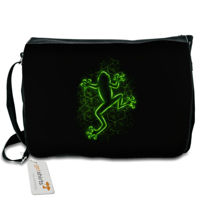 Motiv: Schultertasche - Frog - bestimme auf Wunsch Details wie Produkt, Grösse, Farbe und Position selbst ! Motiv: Schultertasche - Frog