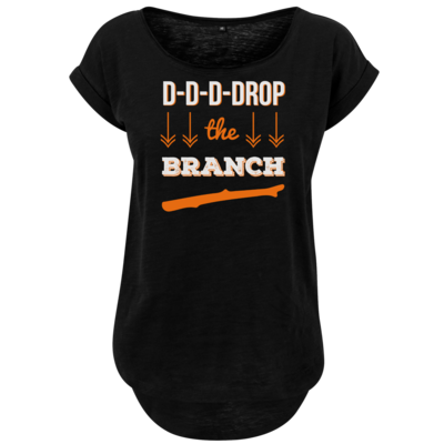 Motiv: Ladies Long Slub Tee - Drop the Branch - bestimme auf Wunsch Details wie Produkt, Grösse, Farbe und Position selbst ! Motiv: Ladies Long Slub Tee - Drop the Branch