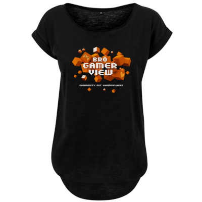 Motiv: Ladies Long Slub Tee - Cubes - bestimme auf Wunsch Details wie Produkt, Grösse, Farbe und Position selbst ! Motiv: Ladies Long Slub Tee - Cubes