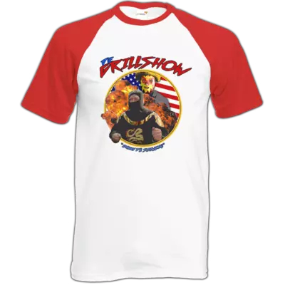 Motiv: Baseball-T FAIR WEAR - Die Grillshow - Motiv 3 - bestimme auf Wunsch Details wie Produkt, Grösse, Farbe und Position selbst ! Motiv: Baseball-T FAIR WEAR - Die Grillshow - Motiv 3