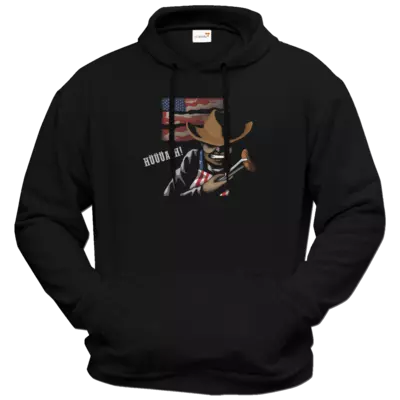Motiv: Hoodie Premium FAIR WEAR - Die Grillshow - Hüüüaah - bestimme auf Wunsch Details wie Produkt, Grösse, Farbe und Position selbst ! Motiv: Hoodie Premium FAIR WEAR - Die Grillshow - Hüüüaah