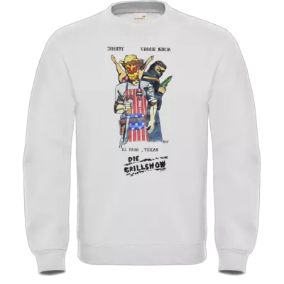 Motiv: Sweatshirt FAIR WEAR - Die Grillshow - Filmplakat - bestimme auf Wunsch Details wie Produkt, Grösse, Farbe und Position selbst ! Motiv: Sweatshirt FAIR WEAR - Die Grillshow - Filmplakat