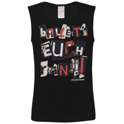 Motiv: Athletic Vest FAIR WEAR - Grillshow Ballerts euch rein - bestimme auf Wunsch Details wie Produkt, Grösse, Farbe und Position selbst ! Motiv: Athletic Vest FAIR WEAR - Grillshow Ballerts euch rein