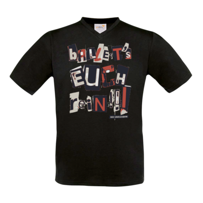 Motiv: T-Shirt V-Neck FAIR WEAR - Grillshow Ballerts euch rein - bestimme auf Wunsch Details wie Produkt, Grösse, Farbe und Position selbst ! Motiv: T-Shirt V-Neck FAIR WEAR - Grillshow Ballerts euch rein