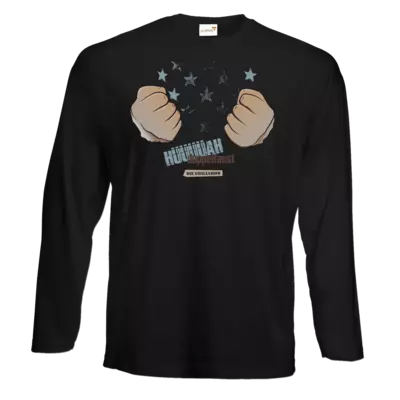 Motiv: Exact 190 Longsleeve FAIR WEAR - Grillshow Doppelfaust - bestimme auf Wunsch Details wie Produkt, Grösse, Farbe und Position selbst ! Motiv: Exact 190 Longsleeve FAIR WEAR - Grillshow Doppelfaust