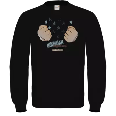 Motiv: Sweatshirt FAIR WEAR - Grillshow Doppelfaust - bestimme auf Wunsch Details wie Produkt, Grösse, Farbe und Position selbst ! Motiv: Sweatshirt FAIR WEAR - Grillshow Doppelfaust