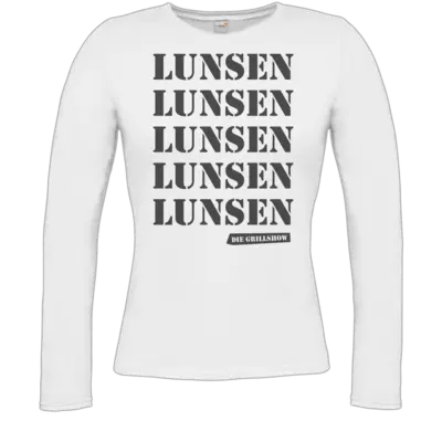 Motiv: Longsleeve Damen FAIR WEAR - Grillshow Lunsen - bestimme auf Wunsch Details wie Produkt, Grösse, Farbe und Position selbst ! Motiv: Longsleeve Damen FAIR WEAR - Grillshow Lunsen