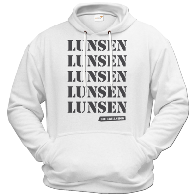 Motiv: Hoodie Premium FAIR WEAR - Grillshow Lunsen - bestimme auf Wunsch Details wie Produkt, Grösse, Farbe und Position selbst ! Motiv: Hoodie Premium FAIR WEAR - Grillshow Lunsen