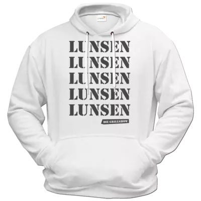 Motiv: Hoodie Premium FAIR WEAR - Grillshow Lunsen - bestimme auf Wunsch Details wie Produkt, Grösse, Farbe und Position selbst ! Motiv: Hoodie Premium FAIR WEAR - Grillshow Lunsen