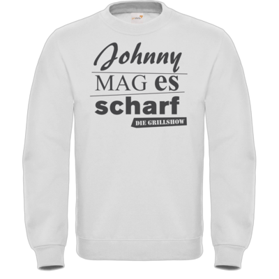 Motiv: Sweatshirt FAIR WEAR - Grillshow Johnny mag es scharf - bestimme auf Wunsch Details wie Produkt, Grösse, Farbe und Position selbst ! Motiv: Sweatshirt FAIR WEAR - Grillshow Johnny mag es scharf