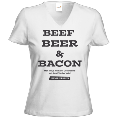 Motiv: T-Shirts Damen V-Neck FAIR WEAR - Grillshow nicht der Gesuendeste - bestimme auf Wunsch Details wie Produkt, Grösse, Farbe und Position selbst ! Motiv: T-Shirts Damen V-Neck FAIR WEAR - Grillshow nicht der Gesuendeste