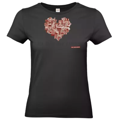 Motiv: T-Shirt Damen Premium FAIR WEAR - Grillshow Netz aus Glueck - bestimme auf Wunsch Details wie Produkt, Grösse, Farbe und Position selbst ! Motiv: T-Shirt Damen Premium FAIR WEAR - Grillshow Netz aus Glueck