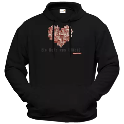 Motiv: Hoodie Premium FAIR WEAR - Grillshow Netz aus Glueck - bestimme auf Wunsch Details wie Produkt, Grösse, Farbe und Position selbst ! Motiv: Hoodie Premium FAIR WEAR - Grillshow Netz aus Glueck