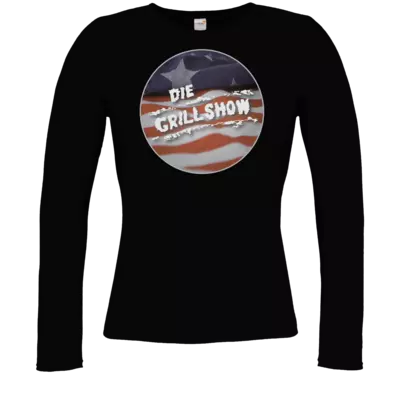 Motiv: Longsleeve Damen FAIR WEAR - Grillshow - bestimme auf Wunsch Details wie Produkt, Grösse, Farbe und Position selbst ! Motiv: Longsleeve Damen FAIR WEAR - Grillshow