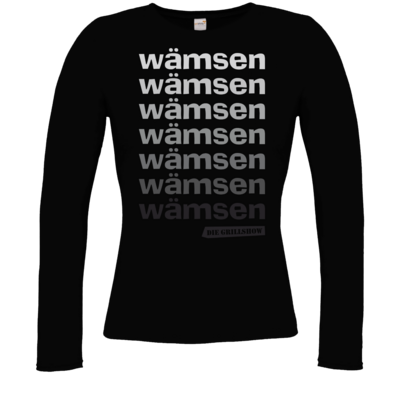 Motiv: Longsleeve Damen FAIR WEAR - Grillshow waemsen - bestimme auf Wunsch Details wie Produkt, Grösse, Farbe und Position selbst ! Motiv: Longsleeve Damen FAIR WEAR - Grillshow waemsen