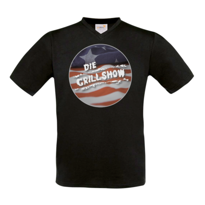 Motiv: T-Shirt V-Neck FAIR WEAR - Grillshow - bestimme auf Wunsch Details wie Produkt, Grösse, Farbe und Position selbst ! Motiv: T-Shirt V-Neck FAIR WEAR - Grillshow