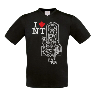 Motiv: T-Shirt V-Neck FAIR WEAR - I LOVE Enterator 2.0 - bestimme auf Wunsch Details wie Produkt, Grösse, Farbe und Position selbst ! Motiv: T-Shirt V-Neck FAIR WEAR - I LOVE Enterator 2.0