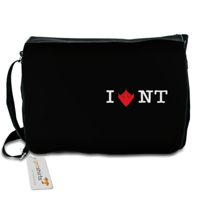 Motiv: Schultertasche - I Love NT 2.0 - bestimme auf Wunsch Details wie Produkt, Grösse, Farbe und Position selbst ! Motiv: Schultertasche - I Love NT 2.0