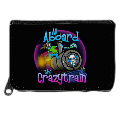 Motiv: Geldboerse - SandcoolTV - Crazytrain - bestimme auf Wunsch Details wie Produkt, Grösse, Farbe und Position selbst ! Motiv: Geldboerse - SandcoolTV - Crazytrain