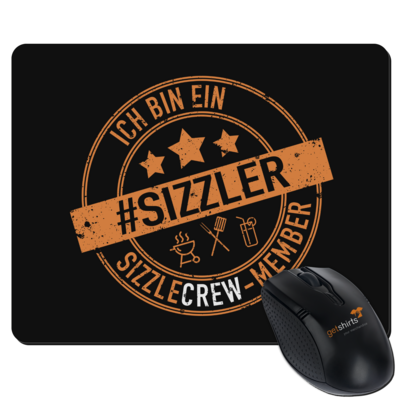 Motiv: Mousepad Textil - sizzler_3_dunkel - bestimme auf Wunsch Details wie Produkt, Grösse, Farbe und Position selbst ! Motiv: Mousepad Textil - sizzler_3_dunkel