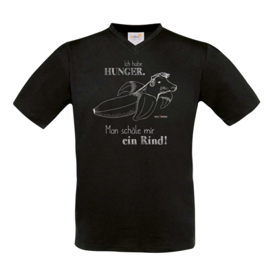 Motiv: T-Shirt V-Neck FAIR WEAR - SizzleBrothers - Grillen - Hunger Rind schälen - bestimme auf Wunsch Details wie Produkt, Grösse, Farbe und Position selbst ! Motiv: T-Shirt V-Neck FAIR WEAR - SizzleBrothers - Grillen - Hunger Rind schälen