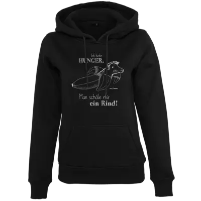 Motiv: Womens Heavy Hoody - SizzleBrothers - Grillen - Hunger Rind schälen - bestimme auf Wunsch Details wie Produkt, Grösse, Farbe und Position selbst ! Motiv: Womens Heavy Hoody - SizzleBrothers - Grillen - Hunger Rind schälen