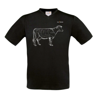 Motiv: T-Shirt V-Neck FAIR WEAR - SizzleBrothers - Grillen - Meatmap - bestimme auf Wunsch Details wie Produkt, Grösse, Farbe und Position selbst ! Motiv: T-Shirt V-Neck FAIR WEAR - SizzleBrothers - Grillen - Meatmap