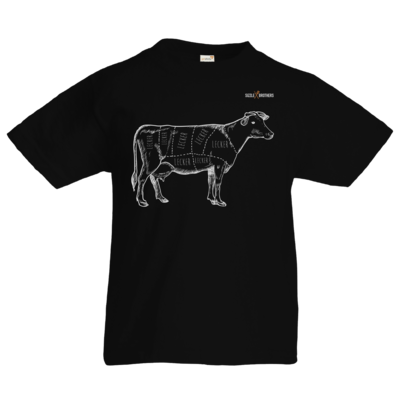 Motiv: Kids T-Shirt Premium FAIR WEAR - SizzleBrothers - Grillen - Meatmap - bestimme auf Wunsch Details wie Produkt, Grösse, Farbe und Position selbst ! Motiv: Kids T-Shirt Premium FAIR WEAR - SizzleBrothers - Grillen - Meatmap