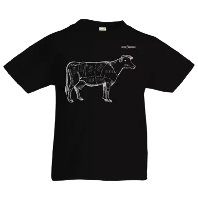Motiv: Kids T-Shirt Premium FAIR WEAR - SizzleBrothers - Grillen - Meatmap - bestimme auf Wunsch Details wie Produkt, Grösse, Farbe und Position selbst ! Motiv: Kids T-Shirt Premium FAIR WEAR - SizzleBrothers - Grillen - Meatmap