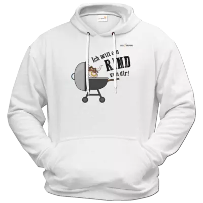 Motiv: Hoodie Premium FAIR WEAR - SizzleBrothers - Grillen - Ich will ein Rind - bestimme auf Wunsch Details wie Produkt, Grösse, Farbe und Position selbst ! Motiv: Hoodie Premium FAIR WEAR - SizzleBrothers - Grillen - Ich will ein Rind