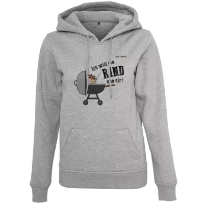 Motiv: Womens Heavy Hoody - SizzleBrothers - Grillen - Ich will ein Rind - bestimme auf Wunsch Details wie Produkt, Grösse, Farbe und Position selbst ! Motiv: Womens Heavy Hoody - SizzleBrothers - Grillen - Ich will ein Rind