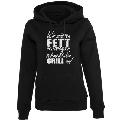 Motiv: Womens Heavy Hoody - SizzleBrothers - Grillen - Fett verbrennen - bestimme auf Wunsch Details wie Produkt, Grösse, Farbe und Position selbst ! Motiv: Womens Heavy Hoody - SizzleBrothers - Grillen - Fett verbrennen