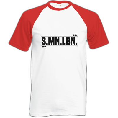 Motiv: Baseball-T FAIR WEAR - SMNLBN - bestimme auf Wunsch Details wie Produkt, Grösse, Farbe und Position selbst ! Motiv: Baseball-T FAIR WEAR - SMNLBN