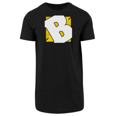 Motiv: Shaped Long Tee - Badeschlappen - Logo - bestimme auf Wunsch Details wie Produkt, Grösse, Farbe und Position selbst ! Motiv: Shaped Long Tee - Badeschlappen - Logo