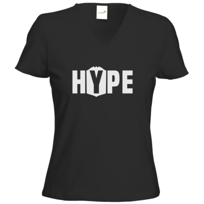 Motiv: T-Shirts Damen V-Neck FAIR WEAR - Hype - bestimme auf Wunsch Details wie Produkt, Grösse, Farbe und Position selbst ! Motiv: T-Shirts Damen V-Neck FAIR WEAR - Hype