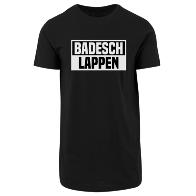Motiv: Shaped Long Tee - BADESCHLAPPEN - bestimme auf Wunsch Details wie Produkt, Grösse, Farbe und Position selbst ! Motiv: Shaped Long Tee - BADESCHLAPPEN