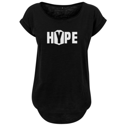 Motiv: Ladies Long Slub Tee - Hype - bestimme auf Wunsch Details wie Produkt, Grösse, Farbe und Position selbst ! Motiv: Ladies Long Slub Tee - Hype