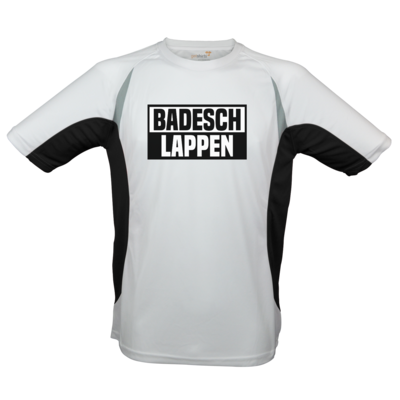 Motiv: Laufshirt Running T - BADESCHLAPPEN - bestimme auf Wunsch Details wie Produkt, Grösse, Farbe und Position selbst ! Motiv: Laufshirt Running T - BADESCHLAPPEN