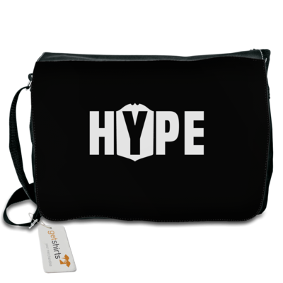 Motiv: Schultertasche - Hype - bestimme auf Wunsch Details wie Produkt, Grösse, Farbe und Position selbst ! Motiv: Schultertasche - Hype