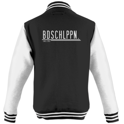 Motiv: College Jacke - BDSCHLPPN - bestimme auf Wunsch Details wie Produkt, Grösse, Farbe und Position selbst ! Motiv: College Jacke - BDSCHLPPN