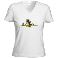 Motiv: T-Shirts Damen V-Neck FAIR WEAR - Willi - bestimme auf Wunsch Details wie Produkt, Grösse, Farbe und Position selbst ! Motiv: T-Shirts Damen V-Neck FAIR WEAR - Willi