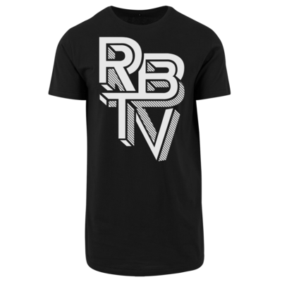Motiv: Shaped Long Tee - Escher s_w - bestimme auf Wunsch Details wie Produkt, Grösse, Farbe und Position selbst ! Motiv: Shaped Long Tee - Escher s_w
