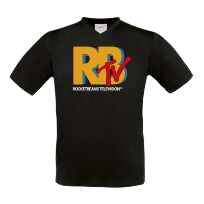 Motiv: T-Shirt V-Neck FAIR WEAR - MTV Style Logo - bestimme auf Wunsch Details wie Produkt, Grösse, Farbe und Position selbst ! Motiv: T-Shirt V-Neck FAIR WEAR - MTV Style Logo