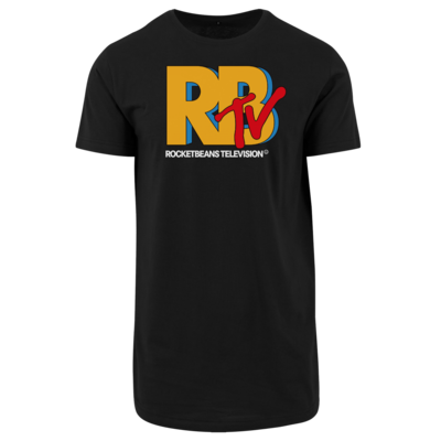 Motiv: Shaped Long Tee - MTV Style Logo - bestimme auf Wunsch Details wie Produkt, Grösse, Farbe und Position selbst ! Motiv: Shaped Long Tee - MTV Style Logo