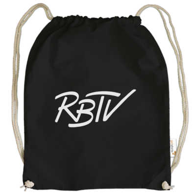 Motiv: Cotton Gymsac - RBTV - Oldschool Logo - bestimme auf Wunsch Details wie Produkt, Grösse, Farbe und Position selbst ! Motiv: Cotton Gymsac - RBTV - Oldschool Logo