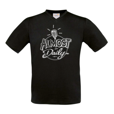 Motiv: T-Shirt V-Neck FAIR WEAR - Almost Daily - bestimme auf Wunsch Details wie Produkt, Grösse, Farbe und Position selbst ! Motiv: T-Shirt V-Neck FAIR WEAR - Almost Daily