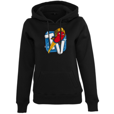 Motiv: Womens Heavy Hoody - Senderlogo - bestimme auf Wunsch Details wie Produkt, Grösse, Farbe und Position selbst ! Motiv: Womens Heavy Hoody - Senderlogo