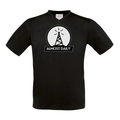 Motiv: T-Shirt V-Neck FAIR WEAR - Almost Daily - Funk - bestimme auf Wunsch Details wie Produkt, Grösse, Farbe und Position selbst ! Motiv: T-Shirt V-Neck FAIR WEAR - Almost Daily - Funk